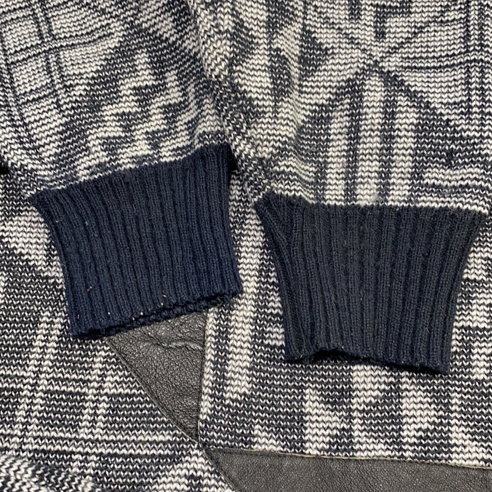 Vintage Barnaby Black & Gray Crewneck Sweater Siz… - image 5